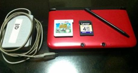 Nintendo 3DS XL (RED) US ver with 2 games photo