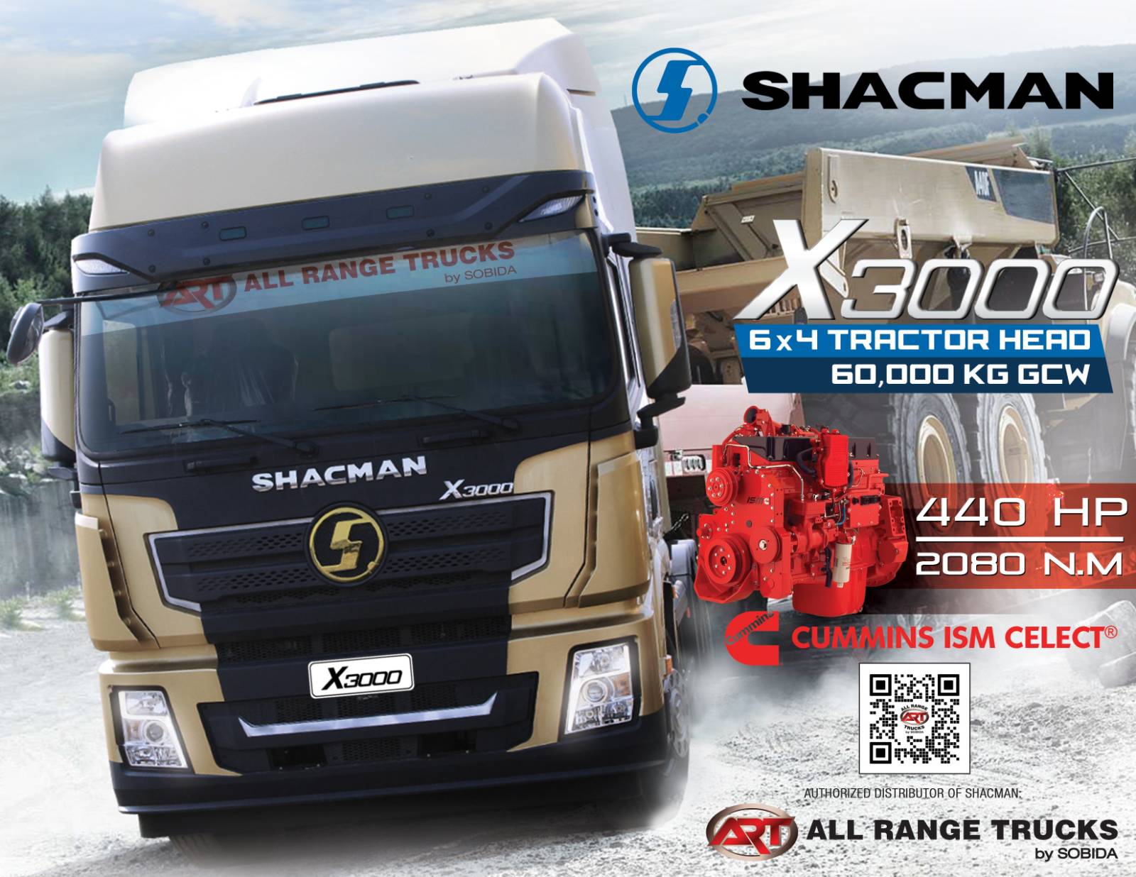 Shacman X3000 Tractor Head 6x4 Prime Mover SX42564W324C 10 wheeler photo
